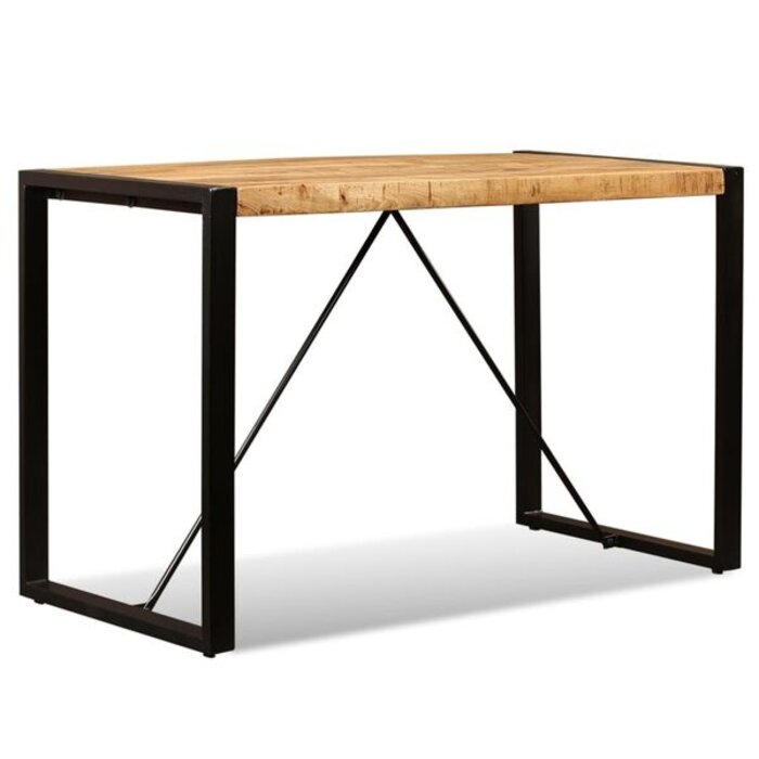 Vidaxl Table industrielle manguier 120 cm - Jusqu'à 35% de remise