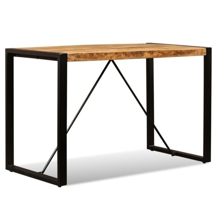 Vidaxl Table industrielle manguier 120 cm - Jusqu'à 35% de remise