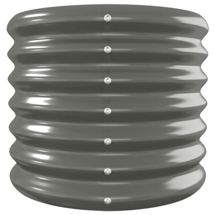 Vidaxl Jardinière surélevée ovale en acier gris 332 cm - Jusqu'à 40 % de réduction