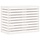 Panier à linge en pin massif blanc - Jusqu'à -41% sur le stock disponible