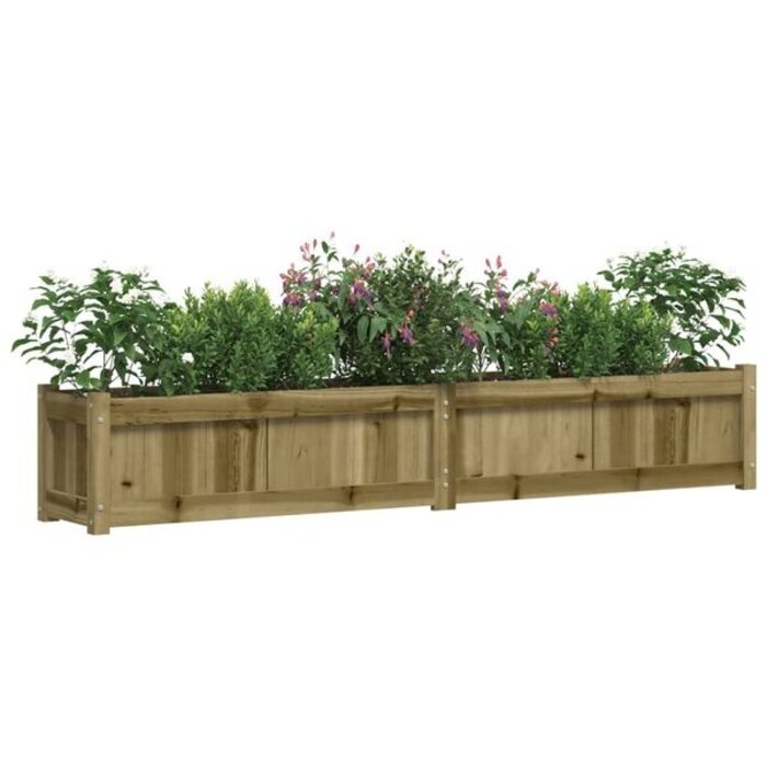 Vidaxl Lot de 2 jardinières en bois de pin 180 cm - Jusqu'à -41% de remise
