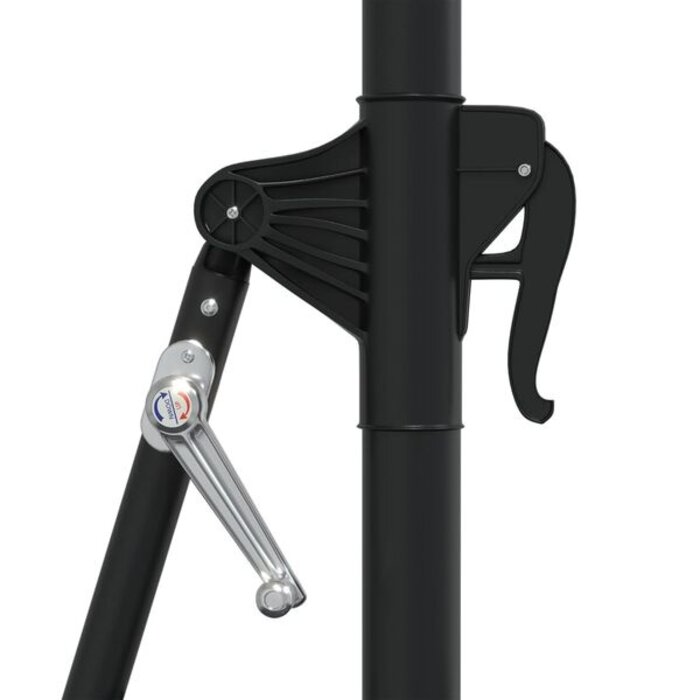 Vidaxl Parasol mural LED anthracite 300 cm - Jusqu'à -41% sur votre terrasse