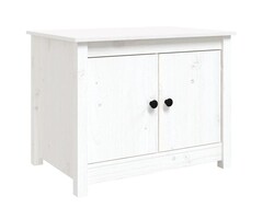 Vidaxl Table basse en pin massif blanc - Jusqu'à -40% de remise