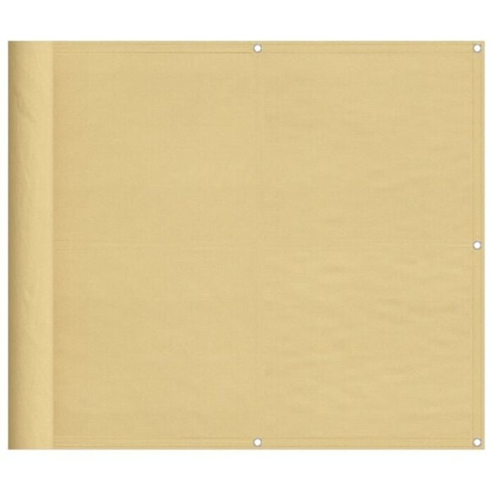 Vidaxl Pare-vue pour balcon 90x600 cm sable - Jusqu'à 37% de remise