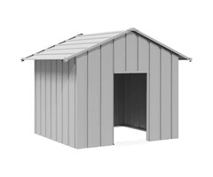 Vidaxl Niche pour chien en acier galvanisé 131cm - Jusqu'à -41% de remise