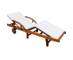 Vidaxl Bain de soleil en bois d'acacia - Jusqu'à 42% de remise
