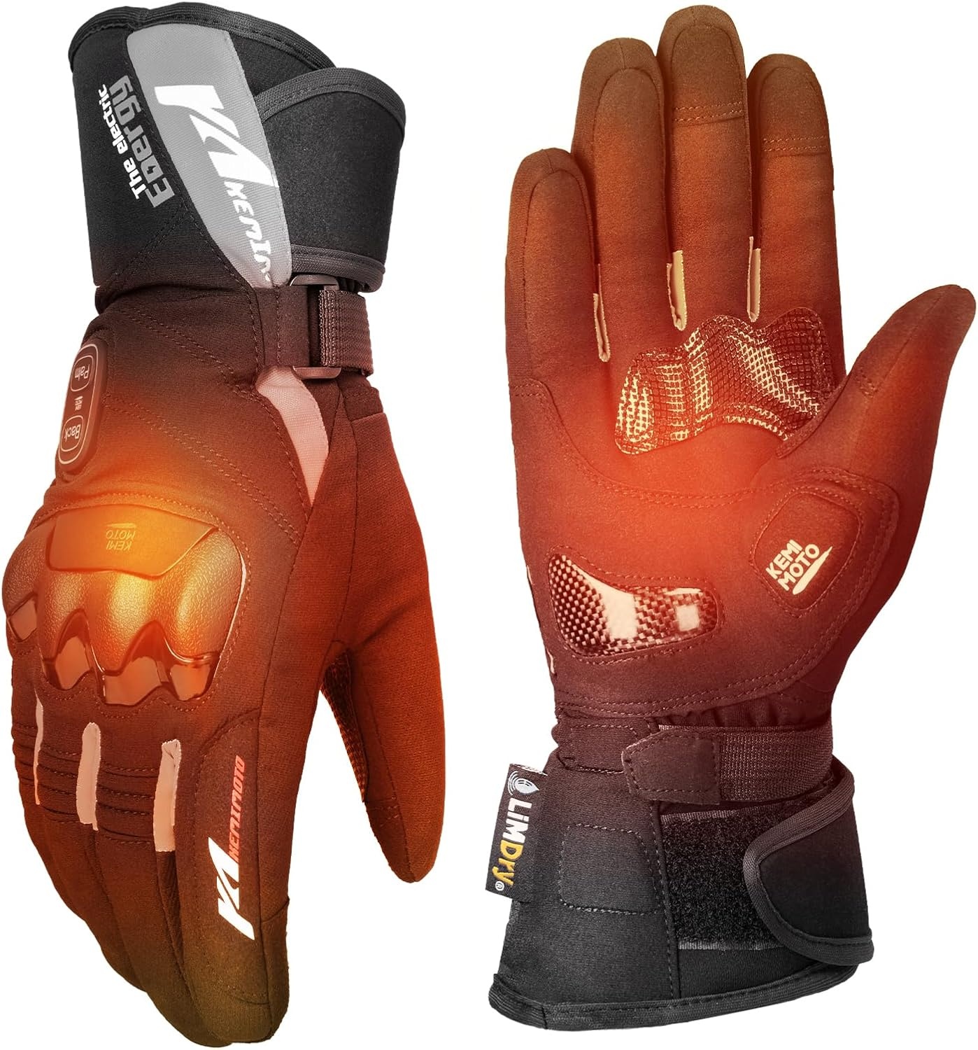 Kemimoto Gants Chauffants Imperméables Taille L - Jusqu'à -78%