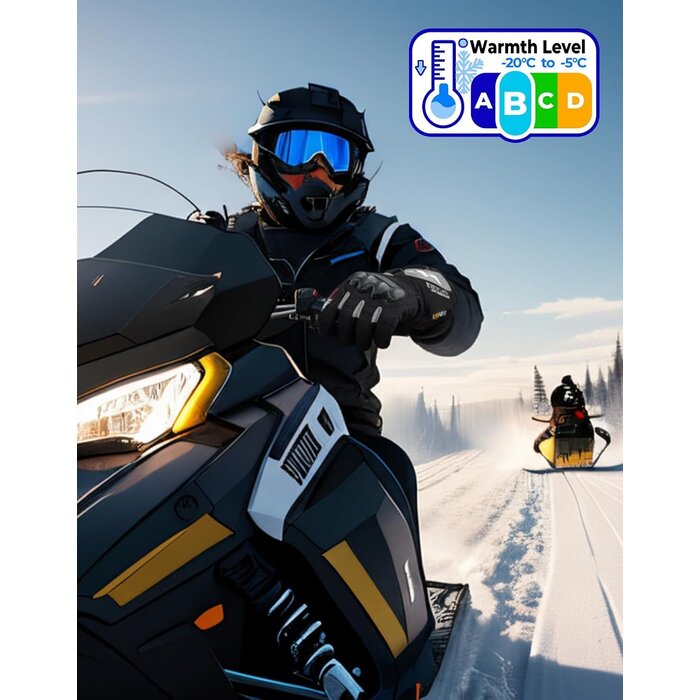 Kemimoto Gants Chauffants Imperméables Taille L - Jusqu'à -78%