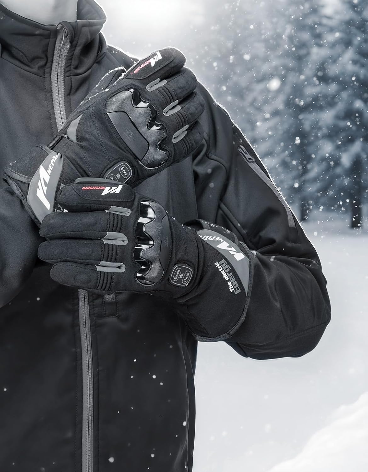 Kemimoto Gants chauffants imperméables taille L - Jusqu'à 78% de réduction