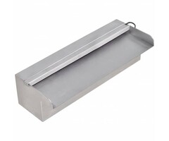 Vidaxl Cascade de piscine avec LED 30 cm en inox - Jusqu'à 58% de réduction