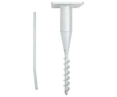 Vidaxl Pied de parasol à enterrer en acier - Jusqu'à -39%