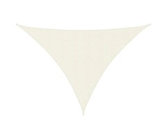 Vidaxl Voile d'ombrage triangulaire 3x4x5 m Crème - Jusqu'à 46% de réduction