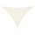 Voile d'ombrage triangulaire 3x4x5 m Crème - Jusqu'à 46% de réduction
