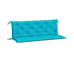 Vidaxl Lot de 2 coussins de banc 150x50cm turquoise - Jusqu'à 32% de remise