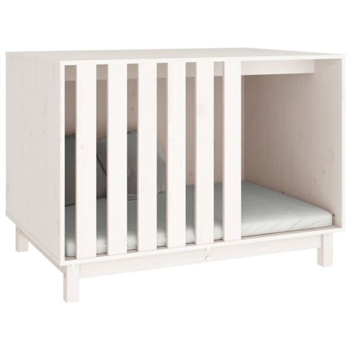 Vidaxl Niche pour chien en bois de pin massif 100x70x72 cm - Jusqu'à -41%