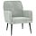 Fauteuil en velours gris clair - Confort et style - Jusqu'à -40%