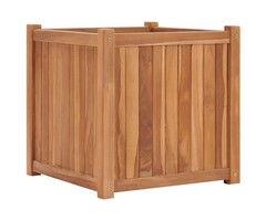 Jardinière en teck massif 50x50x50 cm - Jusqu'à -41% de remise