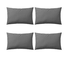 Vidaxl Lot de 4 coussins d'extérieur 60x40 cm gris - Jusqu'à -39%