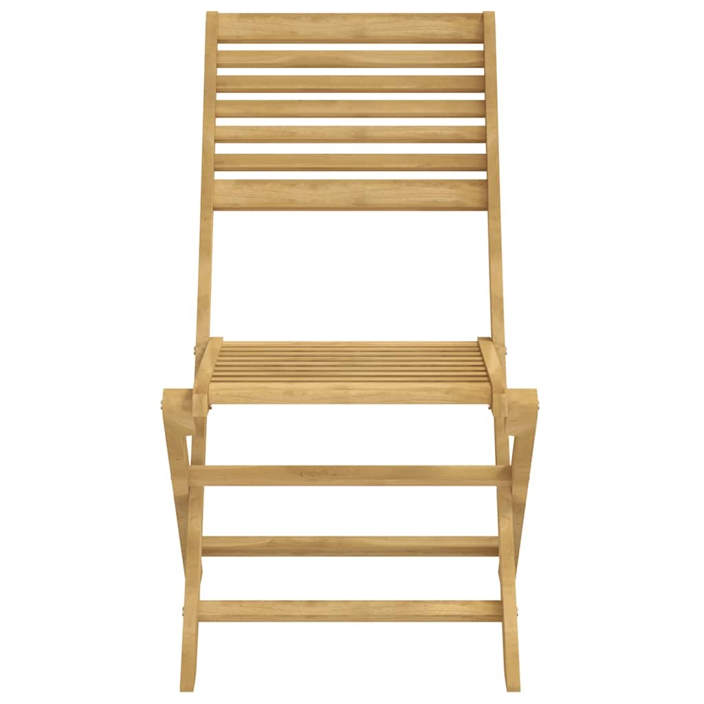 Vidaxl Lot de 2 chaises de jardin pliantes en acacia massif - Jusqu'à -41%