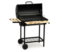 Viking Choice Barbecue au charbon avec couvercle et thermomètre - Jusqu'à 48% de réduction