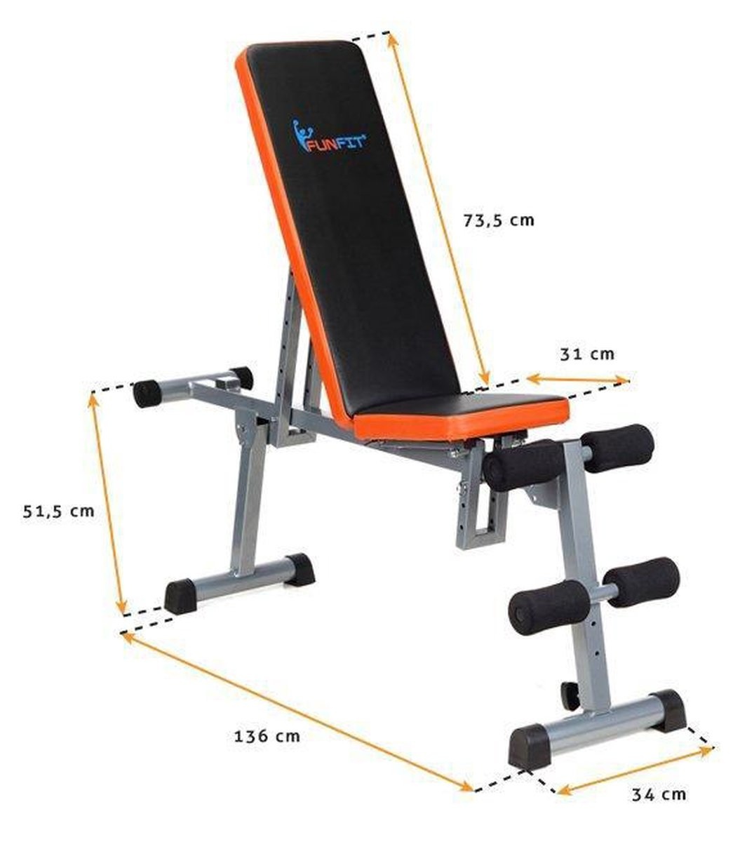 Viking Choice Banc de musculation pliable réglable - Jusqu'à -39% sur votre équipement