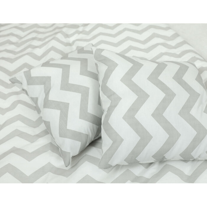 Viking Choice Tipi enfant gris motif zigzag - Avec tapis et 2 coussins - Jusqu'à -29%