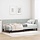 Lit d'angle 90x190 en velours gris - Jusqu'à -35% sur le modèle déballé
