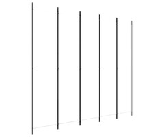 Vidaxl Paravent 5 panneaux 250x220 cm blanc - Jusqu'à -33%