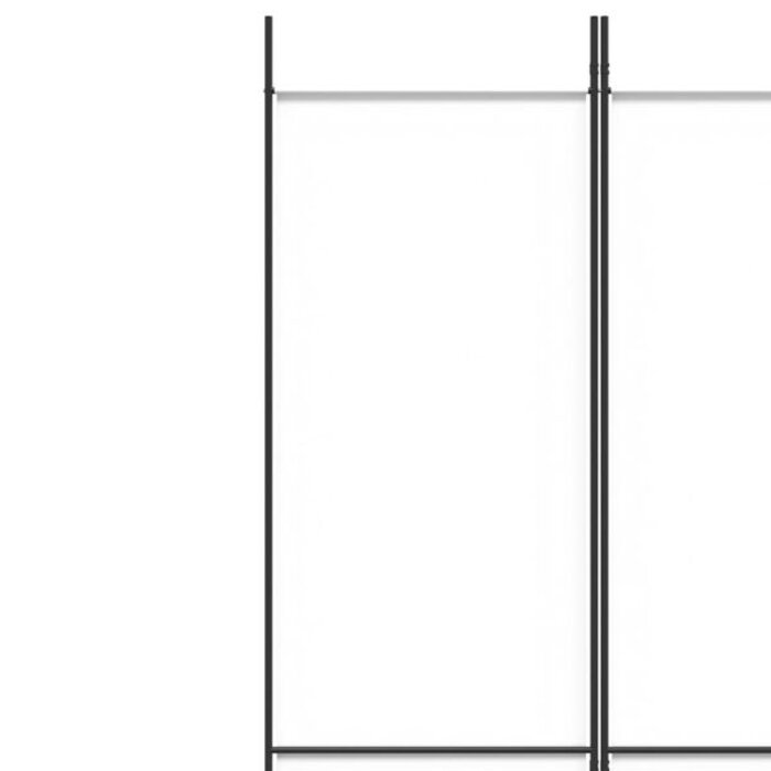 Vidaxl Paravent 5 panneaux 250x220 cm blanc - Jusqu'à -33%