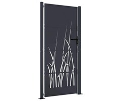 Vidaxl Portillon de jardin design anthracite 105x180cm - Jusqu'à -42%