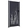 Portillon de jardin design anthracite 105x180cm - Jusqu'à -35% en outlet