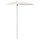 Parasol demi-lune 180x90 cm Sable - Jusqu'à -31% sur votre terrasse