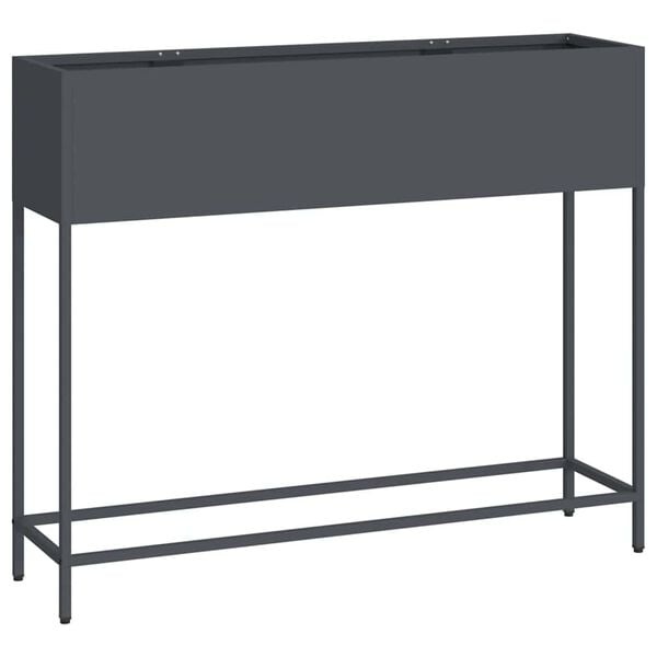 Vidaxl Jardinière surélevée en acier anthracite 100cm - Jusqu'à -41%