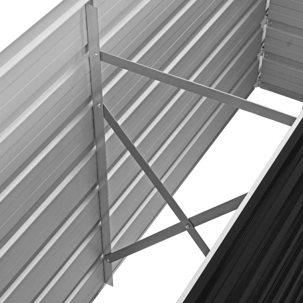 Vidaxl Jardinière surélevée acier anthracite 160cm - Jusqu'à -39%