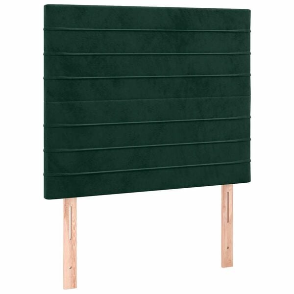 Vidaxl Tête de lit velours vert foncé 80x128cm - Jusqu'à 34% de remise