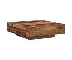 Vidaxl Table basse effet vieux bois 100x100cm - Jusqu'à -41% sur notre outlet