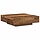 Table basse effet vieux bois 100x100 cm - Jusqu'à -35%