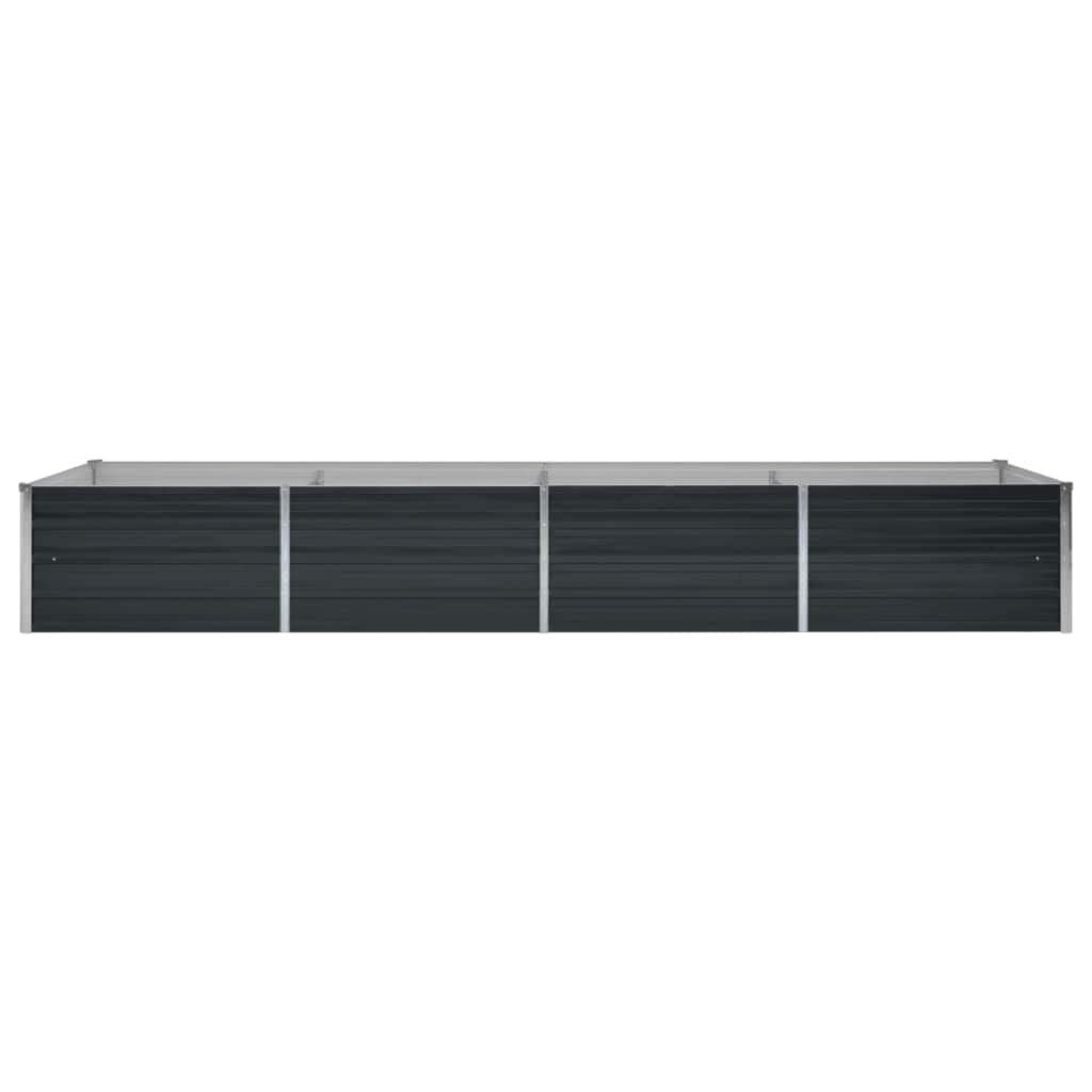 Vidaxl Bac de jardin surélevé XXL 320x80cm - Anthracite - Jusqu'à -40%