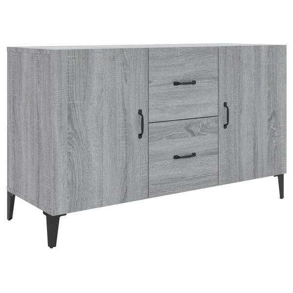 Vidaxl Buffet bas chêne sonoma gris 100x36x60 cm - Jusqu'à -35%