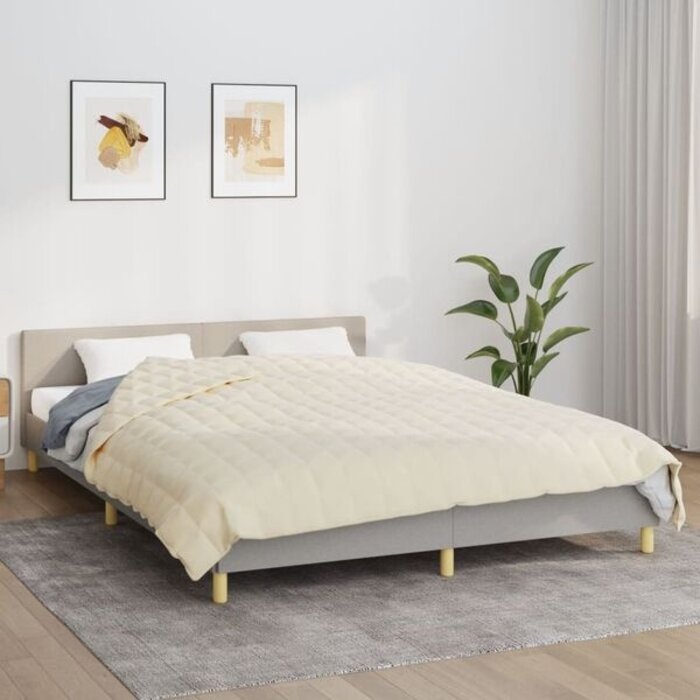 Vidaxl Couverture lestée 15 kg 220x230 cm - Jusqu'à -34%