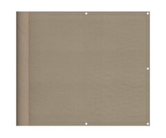 Vidaxl Pare-vue pour balcon 90x800 cm taupe - Jusqu'à 38% de réduction