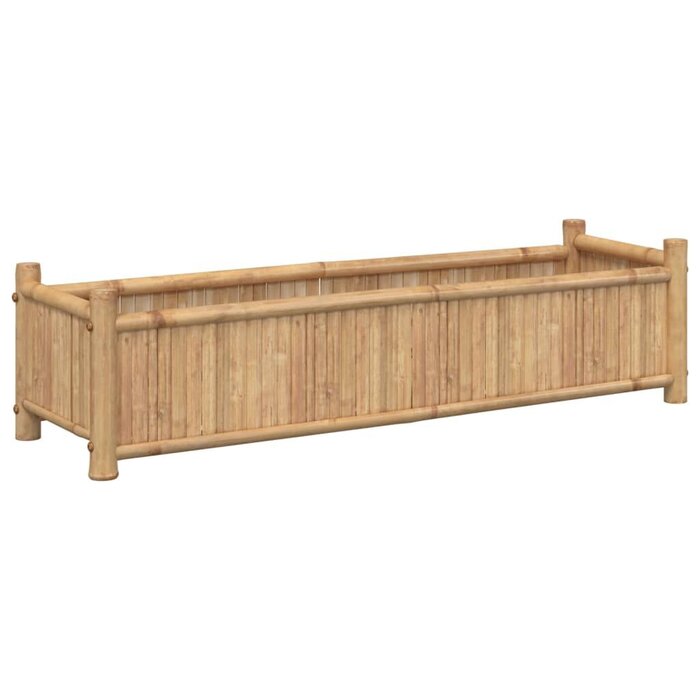 Vidaxl Jardinière en bambou 100x30x25 cm - Jusqu'à 34% de réduction