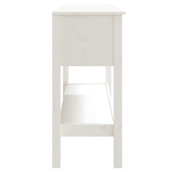 Console d'entrée en bois massif blanc - 100cm - Jusqu'à -41%