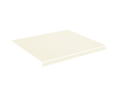Vidaxl Toile de store banne 4 x 3,5 m crème - Jusqu'à 40% de remise