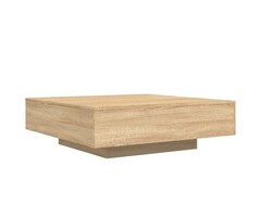 Vidaxl Table basse carrée 100x100cm chêne sonoma - Jusqu'à -41% sur notre outlet