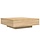 Table basse carrée 100x100cm chêne sonoma - Jusqu'à -41% sur notre outlet