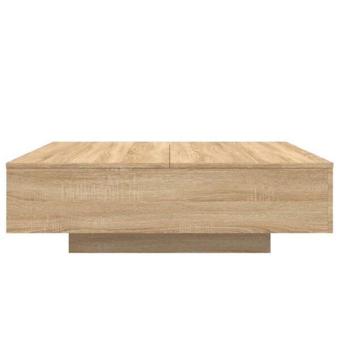 Table basse carrée 100x100cm chêne sonoma - Jusqu'à -41% sur notre outlet