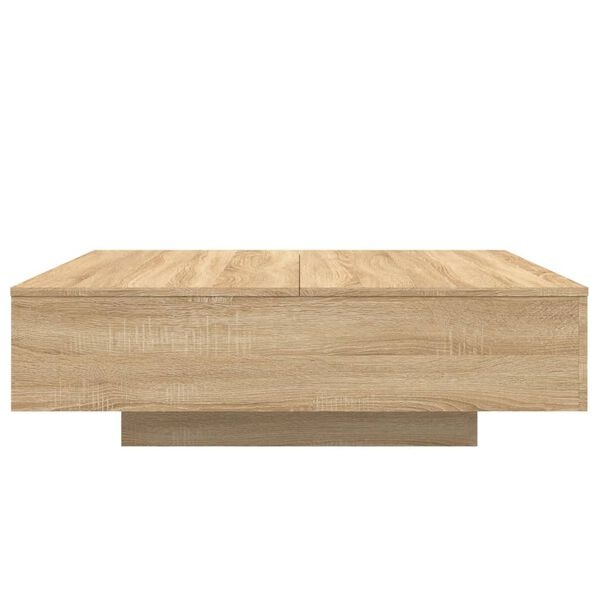 Table basse carrée 100x100cm chêne sonoma - Jusqu'à -41% sur notre outlet