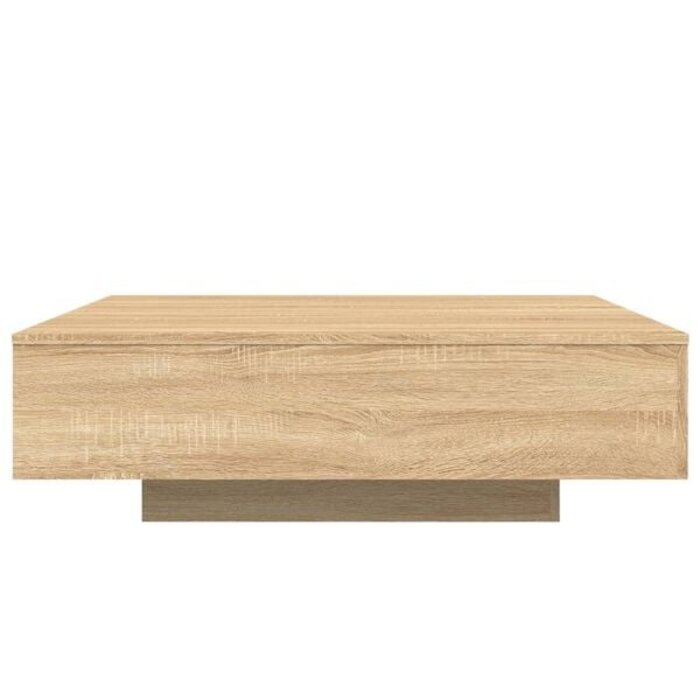 Table basse carrée 100x100cm chêne sonoma - Jusqu'à -41% sur notre outlet