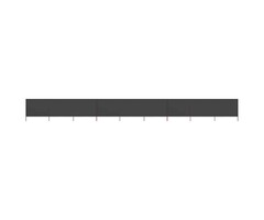 Vidaxl Pare-vent pliable 12m anthracite - Protection extérieure - Jusqu'à -41%